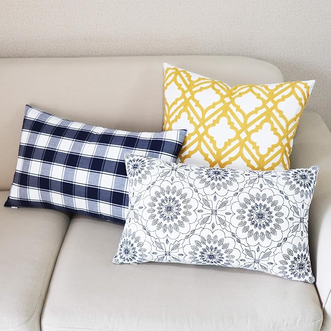 Slow Cow Embroidery Decorative Throw Pillow Cover - Image 5