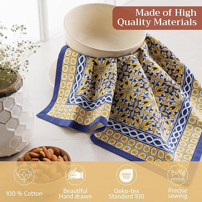Maison d' Hermine Cloth Napkins Set of 4 100% Cotton Soft & Durable Everyday - Image 3