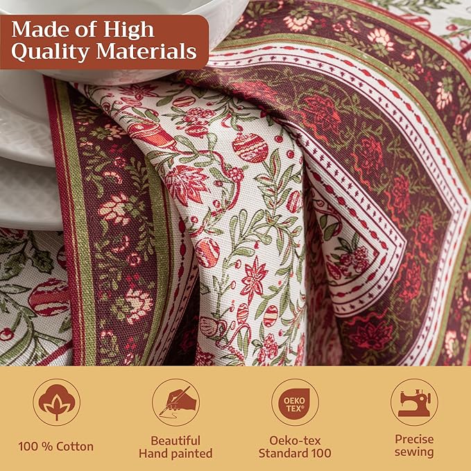 Maison d' Hermine Cloth Napkins Set of 4 100% Cotton - Image 3