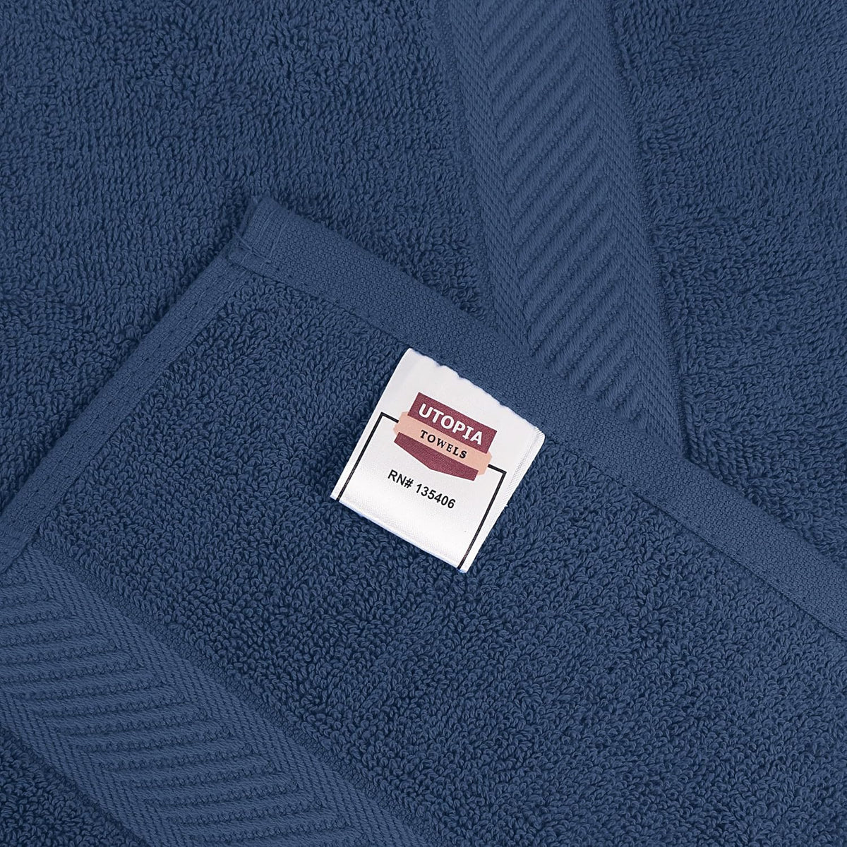 utopia towels 6 pack medium bath towels, 24x48 on a desk or shelf