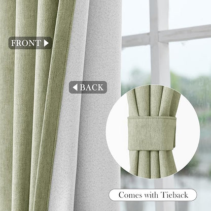 Macochico 100% Blackout Chenille Curtains - Image 6