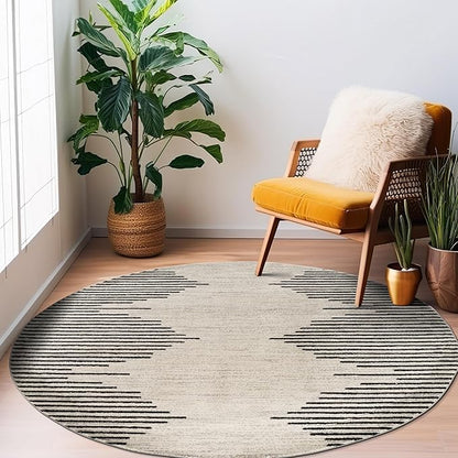 Rugshop Bohemian Stripe Stain Resistant High Traffic Living Room Kitchen - Image 7