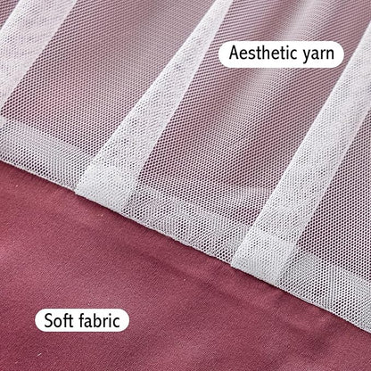 Anytime Romantic Kids Curtain, Hollow-Out Stars Window Curtain Double Layer - Image 8