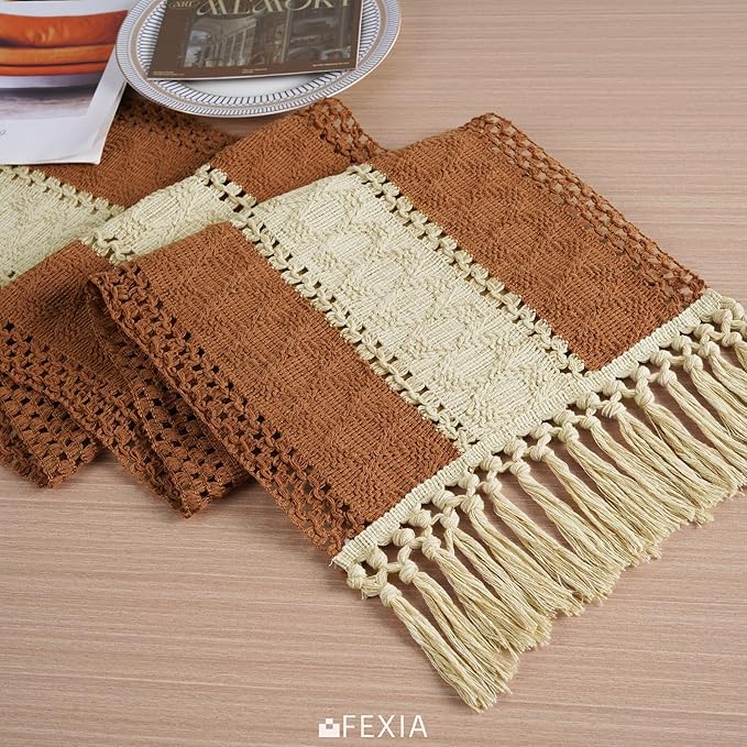 FEXIA Boho Table Runner for Home Decor - Image 3