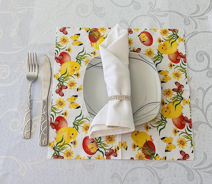 AM Décor Easter Dinner Napkins 20 Count Soft 3-Ply Tissue Servilities, Easter - Image 5