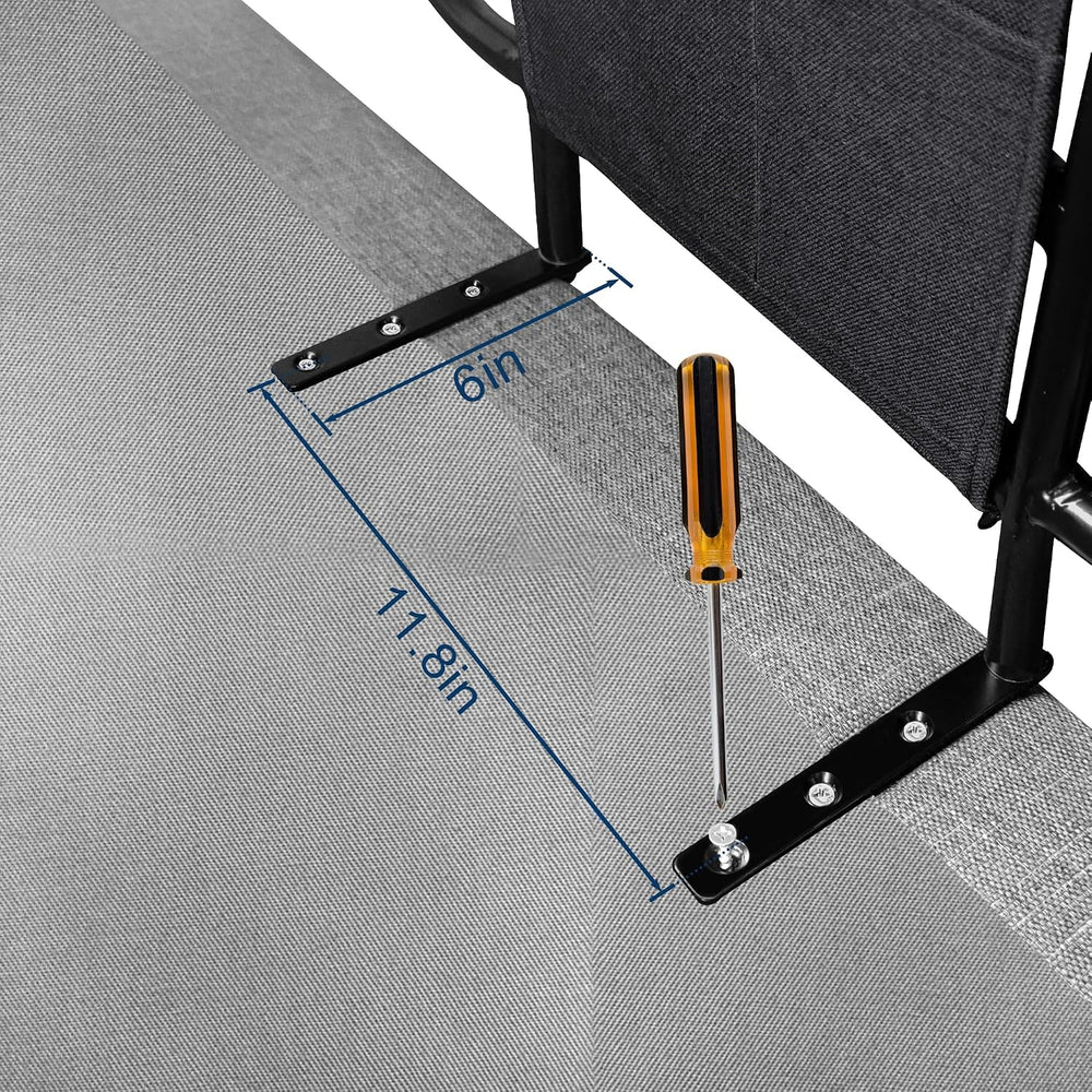 Bed Rail for Adjustable Bed for Elderly, Screw Into Wood Board 1 pc