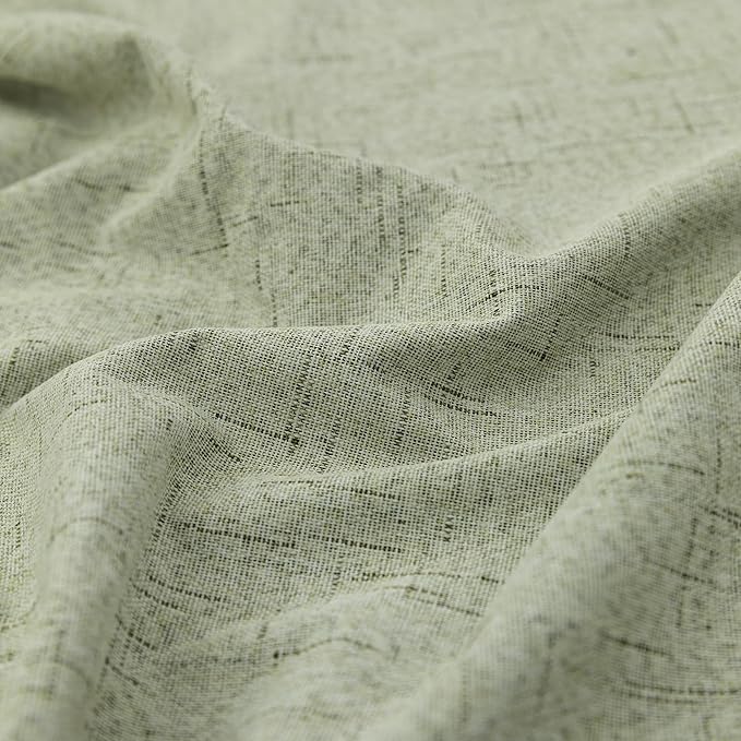 KOUFALL Linen Blackout Curtains 63 Inch Length - Image 8