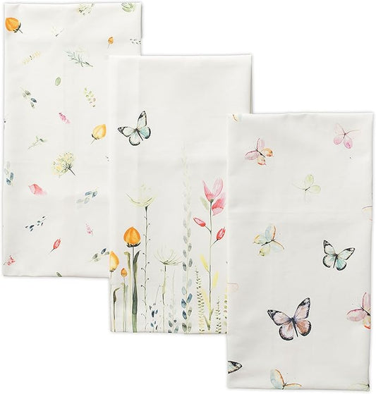 Maison d' Hermine Kitchen Towels Set of 2 100% Cotton 27.50" x 20" Reusable by MaisondHermine