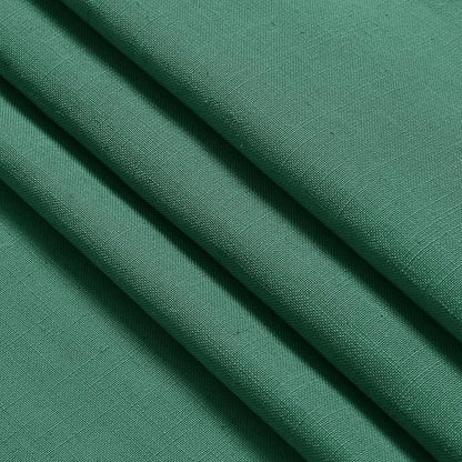 Dark Green Linen Curtains 72 Inch Length - Image 7