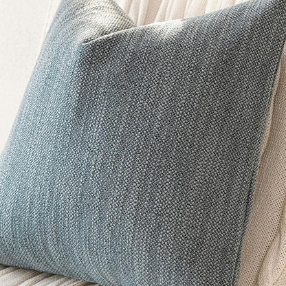Foindtower Set of 2 Decorative Textured Burlap Linen Throw Pillow Covers - Image 3