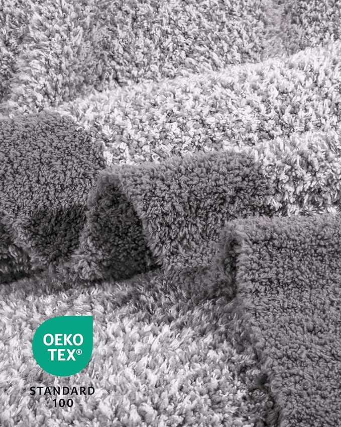 Super Soft Throw Blanket 60 x 80 Inches, Half Side Plush Fuzzy Blanket - Image 4