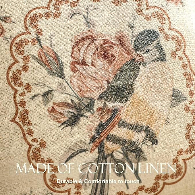 patdrea Designer Vintage Floral Throw Pillow Covers - Image 4