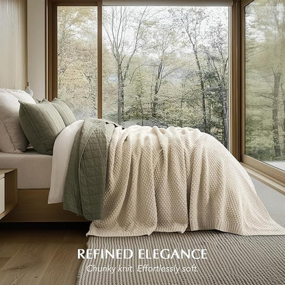 EVERGRACEHOME Chunky Chenille Knit Throw Blanket - Image 6