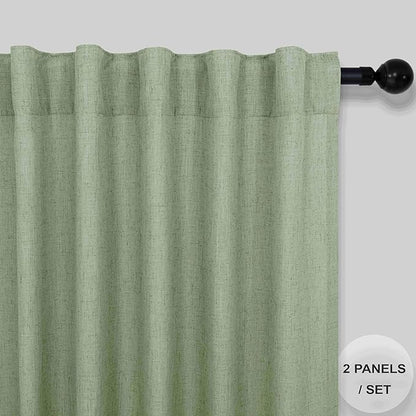 Sage Green Curtains 38 Inch Width - Image 2