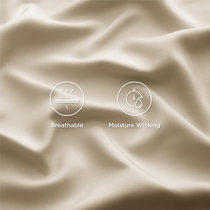 Bedsure California King Sheet Sets, Cooling Sheets - Image 4
