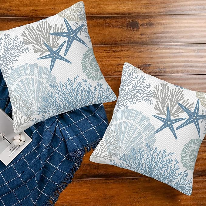 Watercolor Floral Throw Pillow Covers Set of 2 Abstract Butterflies Pillow - Image 7