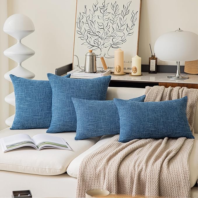 Kevin Textile Throw Pillow Covers, Faux Linen Home Decorative Cushion Cover - Image 7