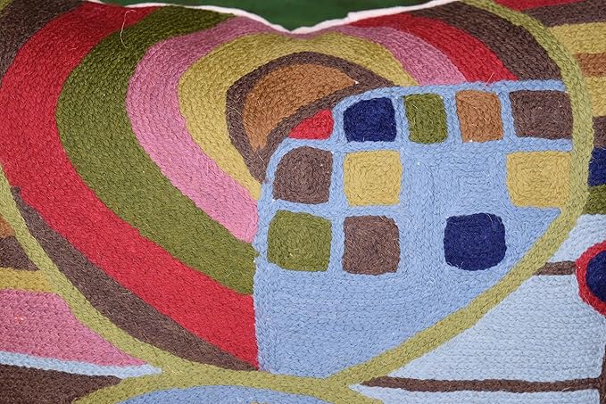 Hundertwasser Modern Pillow Cover Contemporary Pillowcase Outdoor Abstract - Image 4