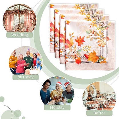 Maison d' Hermine Cloth Napkins Set of 4 100% Cotton - Image 5
