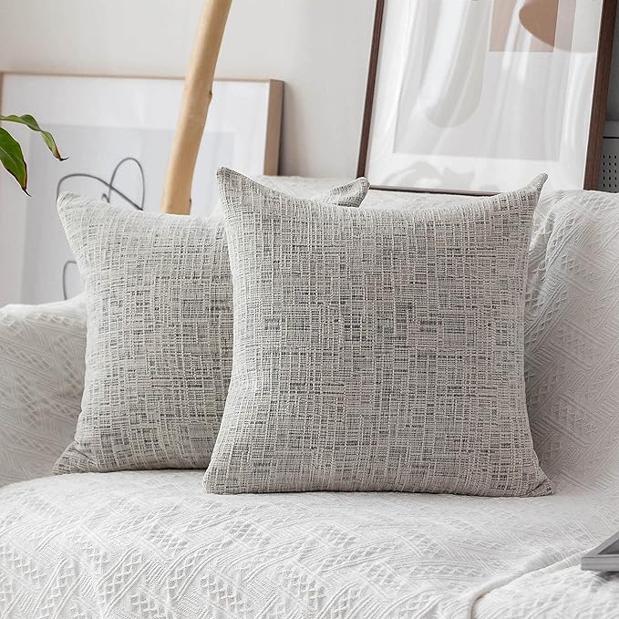 Home Brilliant Decorative Accent Pillow Covers Chenille Throw Pillows by HomeBrilliant
