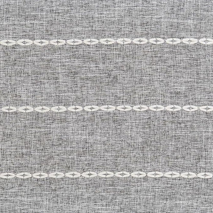 ZeeMart Farmhouse Braided Striped Table Runner, Rustic Grey Table Runners 48 - Image 6