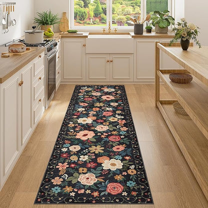 DUKINO Runner Rug, 2x7 Boho Kitchen Rug by DUKINO