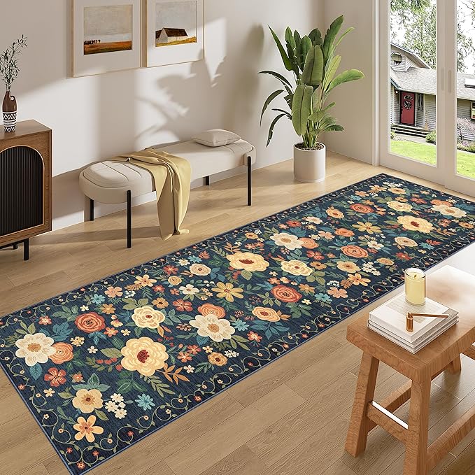 DUKINO 2x8 Runner Rug for Hallway, Washable Kitchen Runner Rug - Image 3