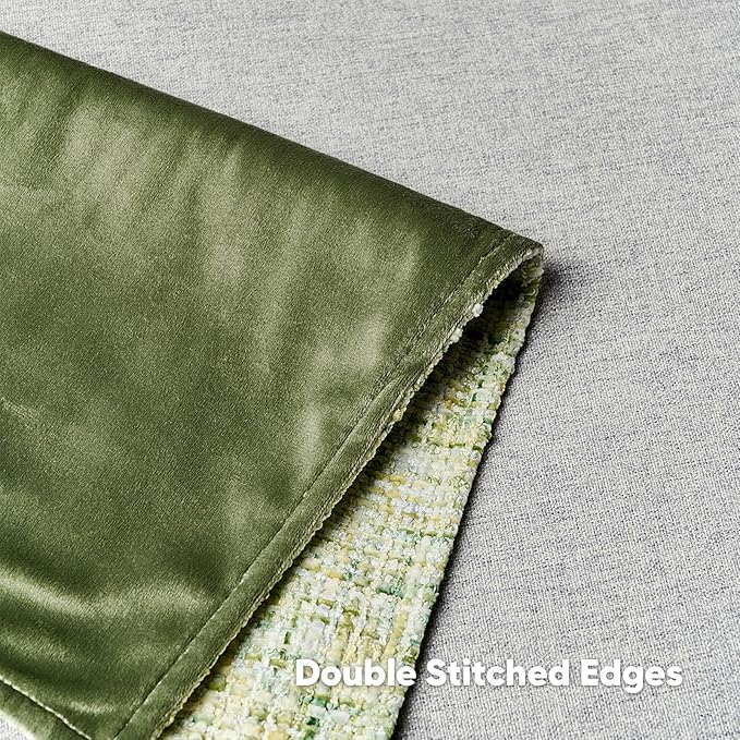 FUTEI Light Green Decorative Throw Pillow Covers 16x16 Inch Set of 2, Soft - Image 4