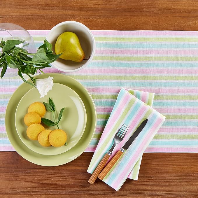 Solino Home Linen Table Runner 120 Inches Long - Image 3