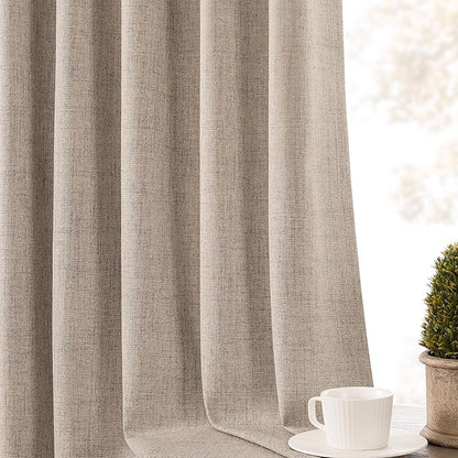 CUCRAF Custom 100% Total Blackout Curtains, Linen Back Tab and Rod Pocket - Image 8
