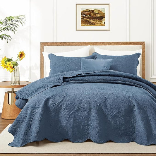 IR Imperial Rooms King Quilt Bedding Set Size + 2 Pillow Shams by IRImperialRooms