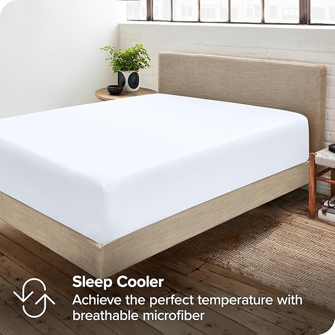 Bare Home 2-Pack Fitted Bottom Sheets Full - Image 6
