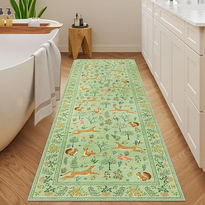 DUKINO 2.6x8 Rug for Hallway, Washable Kitchen Runner Rug - Image 8