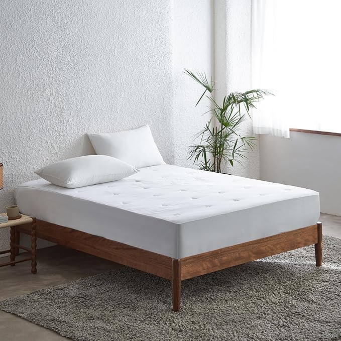 Simple&Opulence Cooling Quilted Mattress Pad – Fitted Sheet Mattress Protector - Image 8