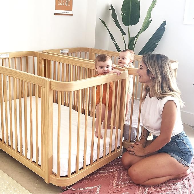 Newton Baby Fitted Mini Crib Sheets | Organic Muslin Cotton, Breathable & Soft - Image 7