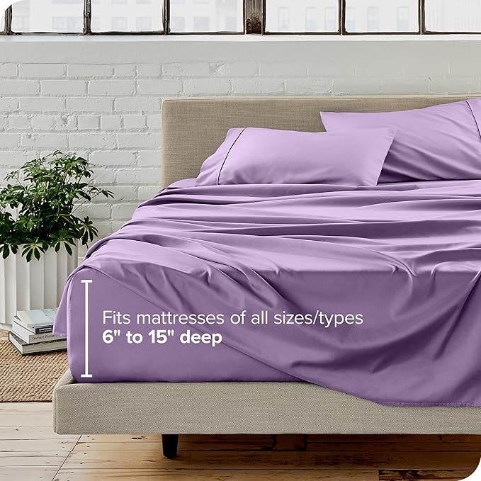 Bare Home Split Head Flex King Sheet Set - Image 6