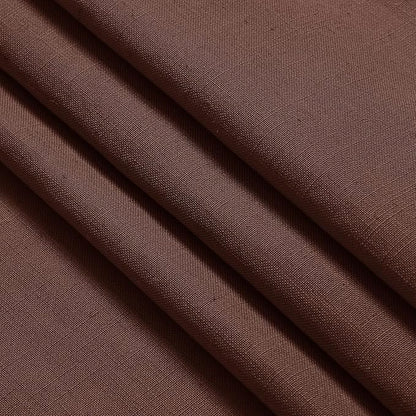 Rustic Brown Linen Curtains 63 Inches Long 2 Panel Sets - Image 7