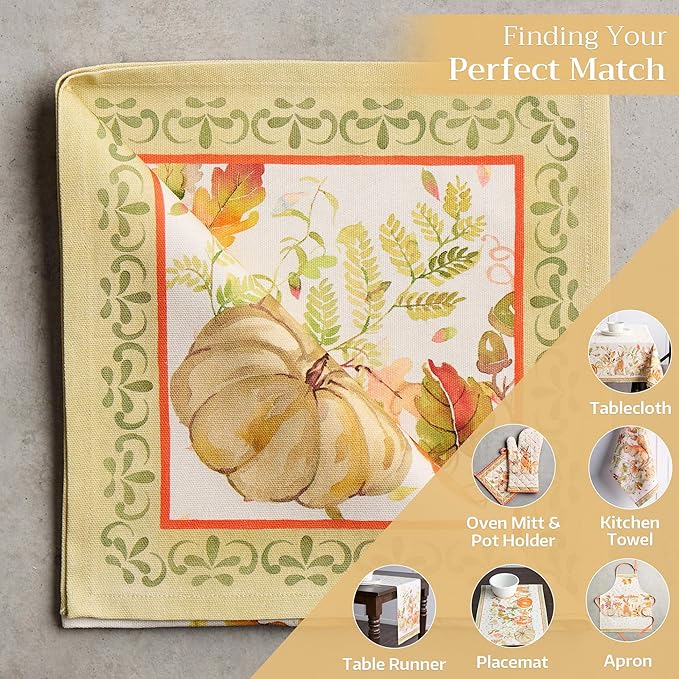 Maison d' Hermine Cloth Napkins Set of 4 100% Cotton - Image 5