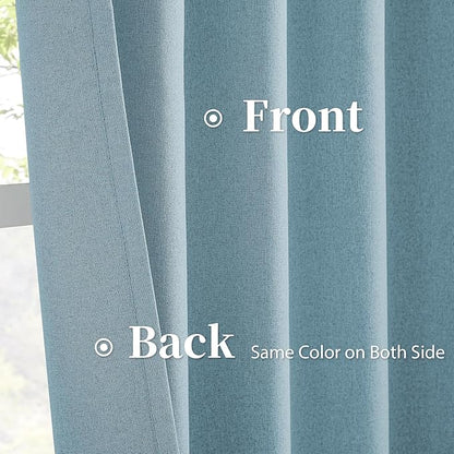 KEQIAOSUOCAI Extra Long 120 Inch Full Blackout Curtains - Image 4