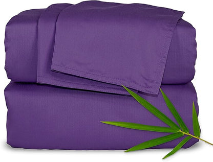 Pure Bamboo Twin Sheets, Genuine 100% Organic Viscose Derived from Bamboo Bed by PureBamboo