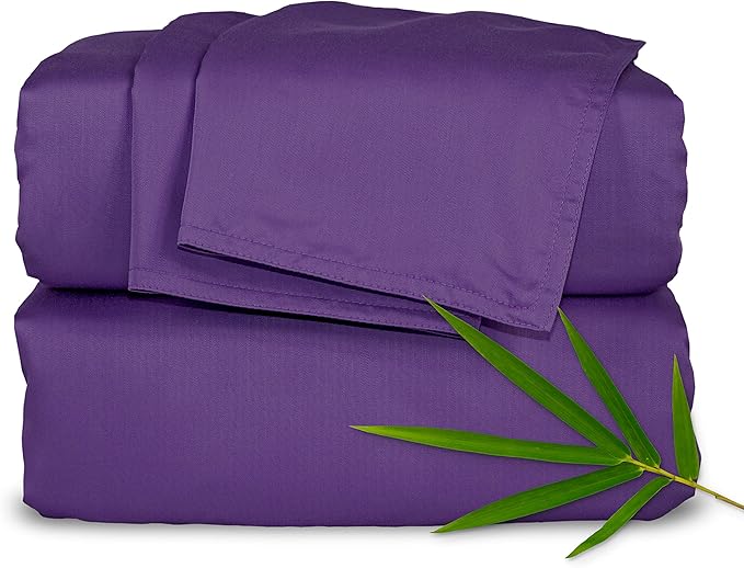 Pure Bamboo California King Sheets, Genuine 100% Organic Viscose Derived from by PureBamboo