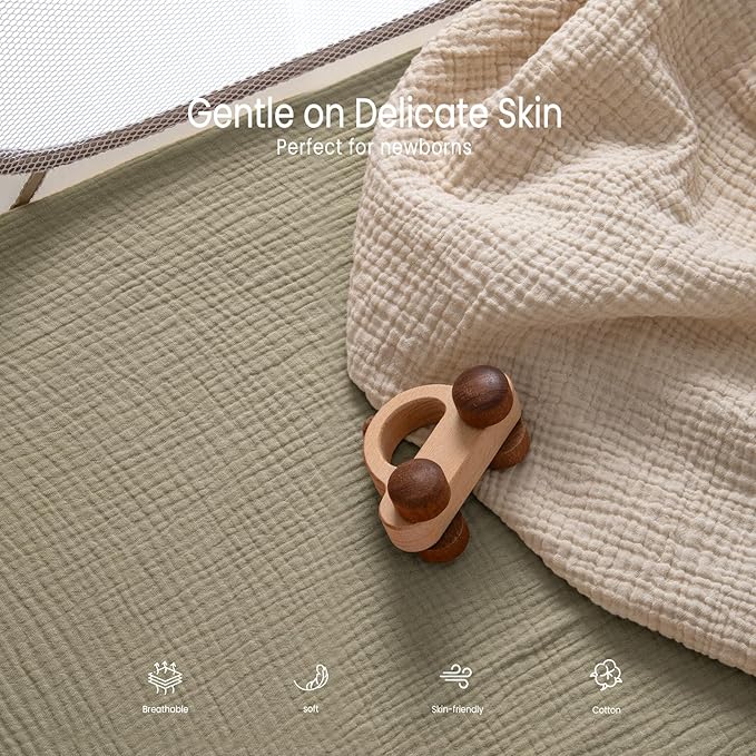 lulumoon Muslin Bassinet Sheets - Image 3