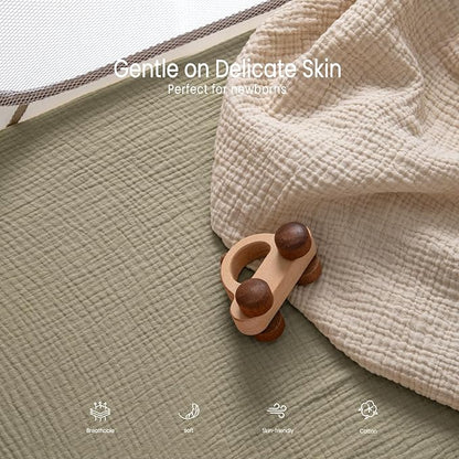 lulumoon Muslin Bassinet Sheets - Image 3