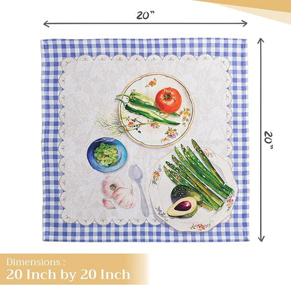 Maison d' Hermine Cloth Napkins Set of 4 100% Cotton Everyday Reusable Square - Image 4