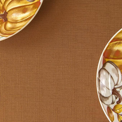 maxmill 2 Pack Fall Tablecloth Rectangle 52 x 70 Inch Spillproof Wrinkle - Image 9