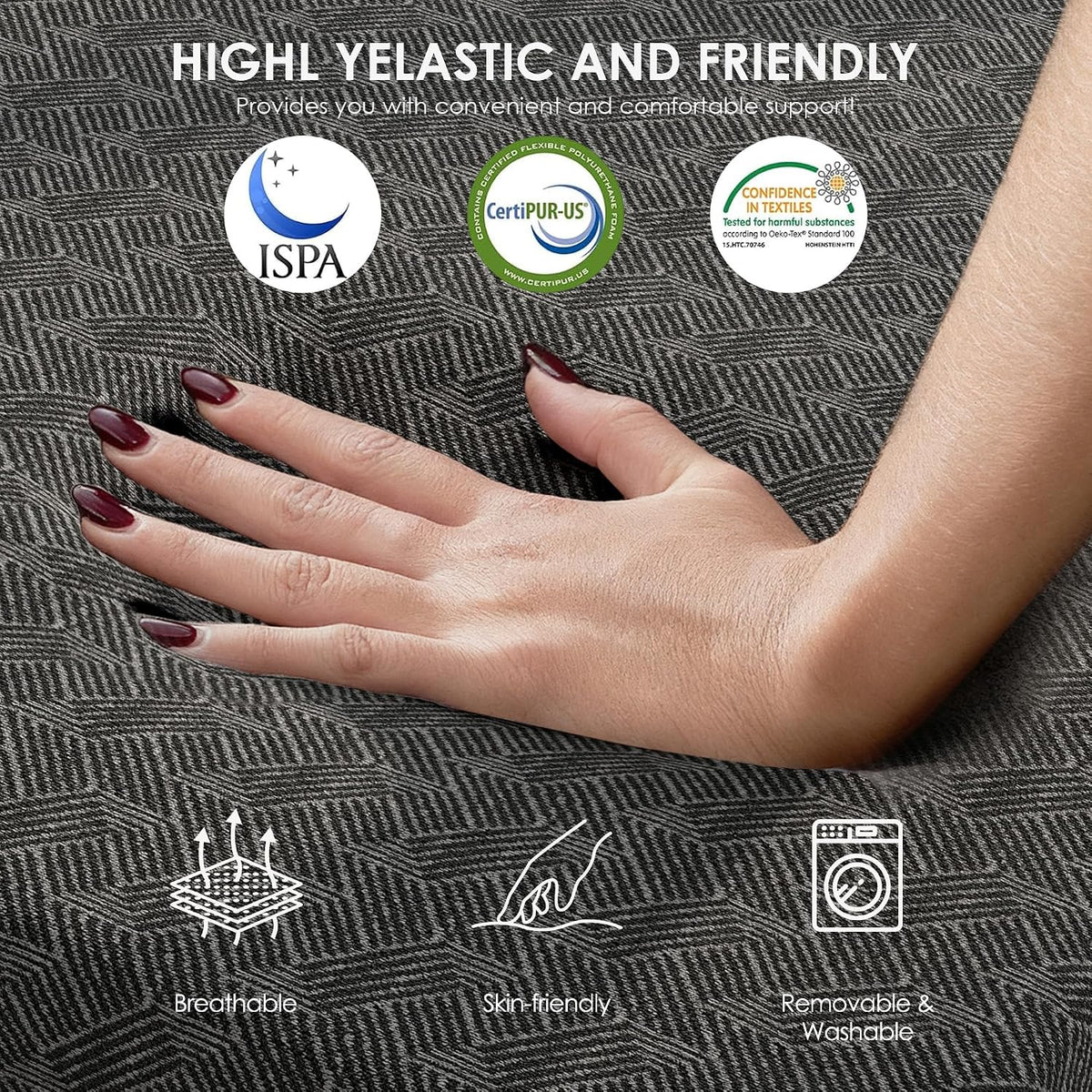 6 inch tri-fold mattress twin size, portable memory, package contents
