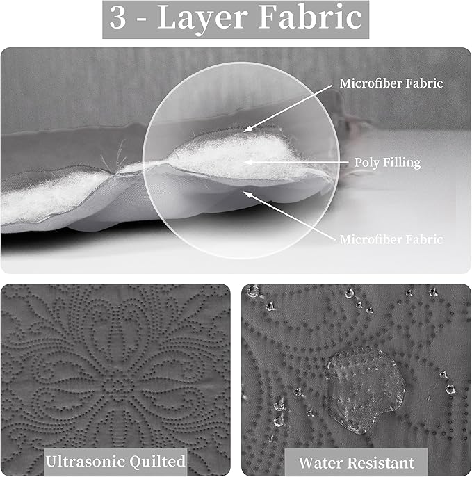 Easy-Going King Size Reversible Quilt Set - Image 5