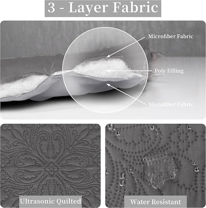 Easy-Going King Size Reversible Quilt Set - Image 5
