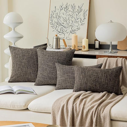 Kevin Textile Soft Solid Lined Linen Pillow Cover Durable Pillowcase Fashion - Image 7