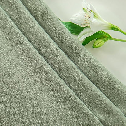 maxmill Faux Linen Texture Tablecloth Stain Resistant Waterproof Wrinkle - Image 8